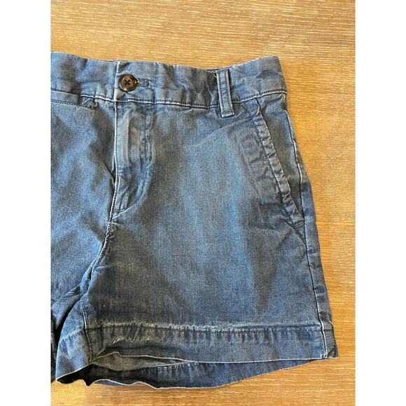 GAP Denim Jean 3" Inseam Khaki Chino Shorts Women's size 00 Tomato Girl Summer - Picture 2 of 11